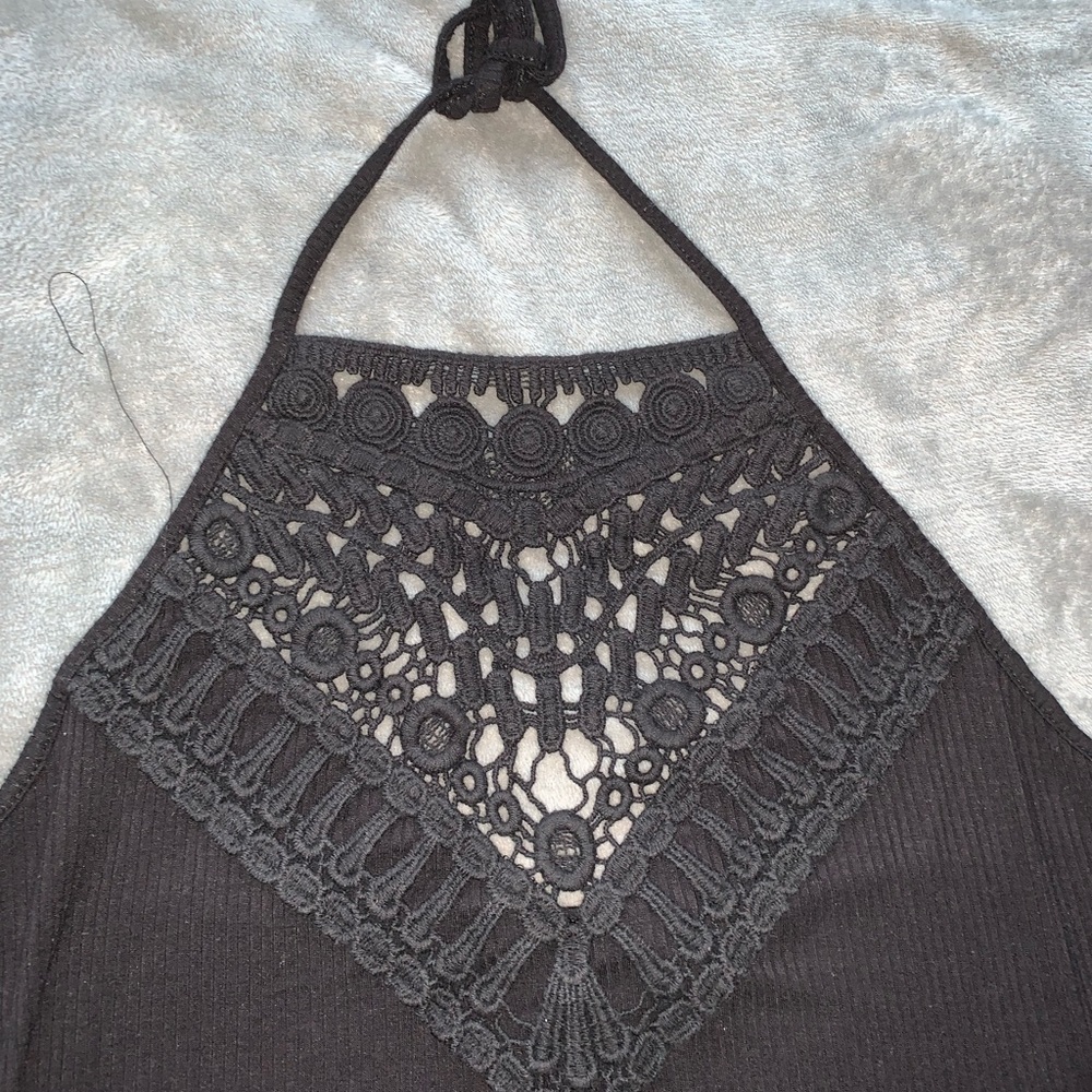 Black Knitted Bodysuit